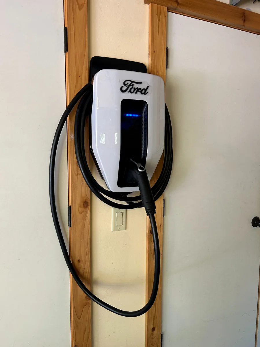 Residential EV charger installation